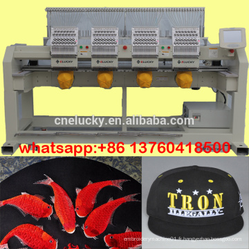 Hot sale four head cap / shoes / t-shirt broderie machine / machine à coudre